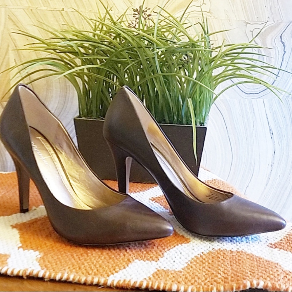 Brown Leather BCBG Heels